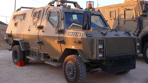 Veículo blindado Wolf (Lobo) das Forças Armadas de Israel, produzido pela empresa Carmor Integrated Vehicle Solutions - Sputnik Brasil