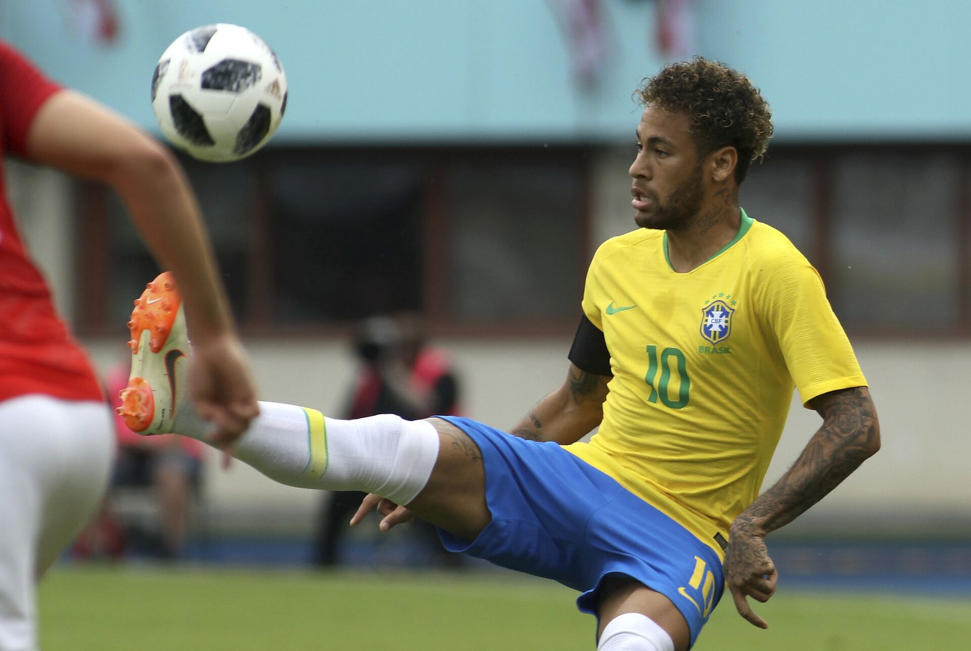 Neymar durante amistoso contra a Áustria. - Sputnik Brasil, 1920, 22.10.2022