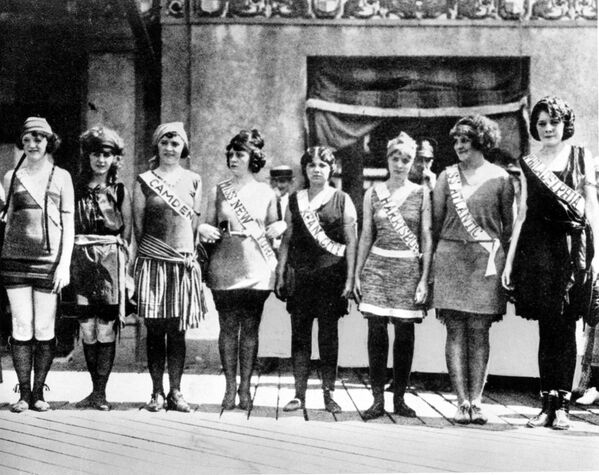 Participantes do concurso Miss América em 1921 - Sputnik Brasil