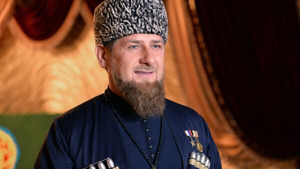 Ramzan Kadyrov presta juramento como chefe da República da Chechênia (foto de arquivo) - Sputnik Brasil