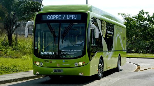 Ônibus movido a energia do hidrogênio, projeto do Laboratório de Hidrogênio da Coppe-RJ - Sputnik Brasil