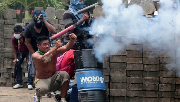 Manifestações contra o governo de Daniel Ortega na Nicarágua. - Sputnik Brasil