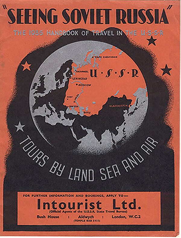 Revista turística intitulada Ver a URSS – por terra, mar e ar, datada de 1935 - Sputnik Brasil