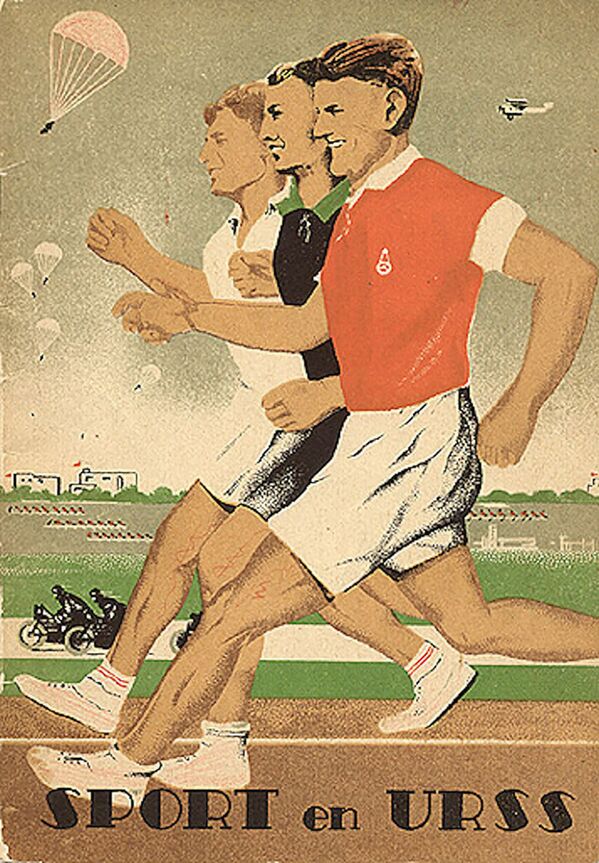 Panfleto turístico intitulado Esporte na URSS, datado de 1937 - Sputnik Brasil