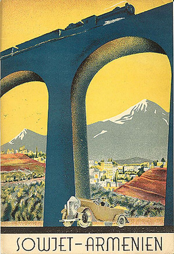 Panfleto turístico intitulado Sowjet-Armenien (Armênia soviética em alemão), datado de 1933 - Sputnik Brasil