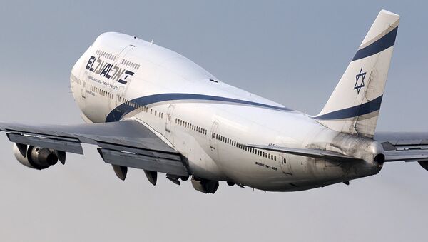 Boeing-747-400 da El Al, companhia aérea nacional de Israel - Sputnik Brasil