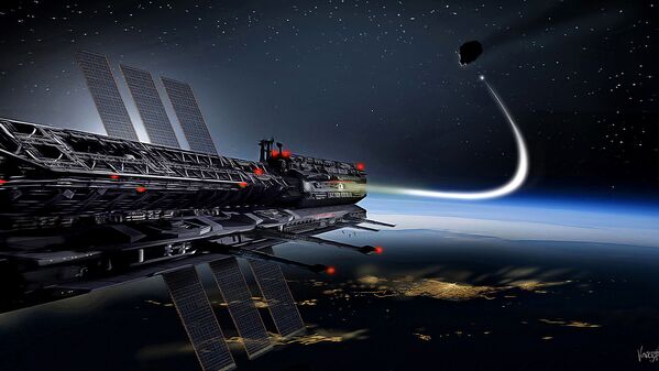 Imagem ilustrativa da 1ª nação do espaço, Asgardia - Sputnik Brasil