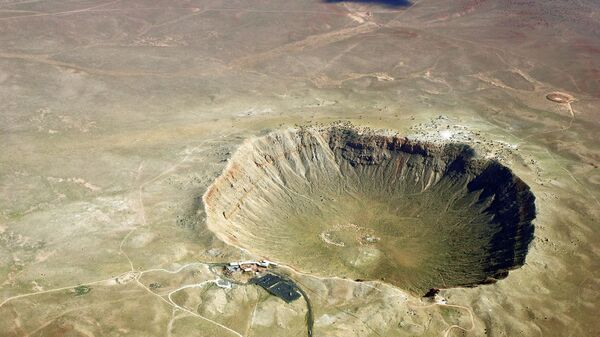 Cratera no estado do Arizona (EUA) surgida em resultado da queda de um meteorito (imagem referencial) - Sputnik Brasil