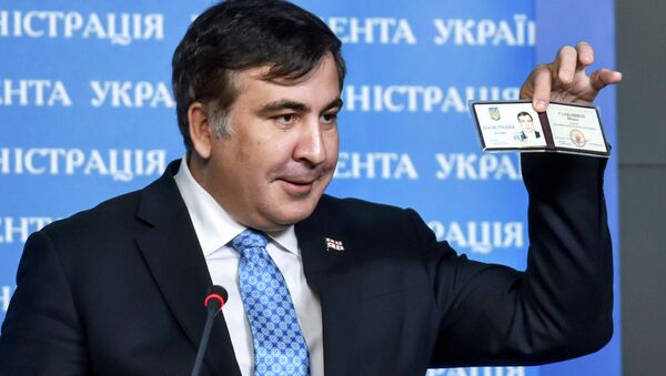 Ex-presidente da Geórgia, Mikheil Saakashvili - Sputnik Brasil