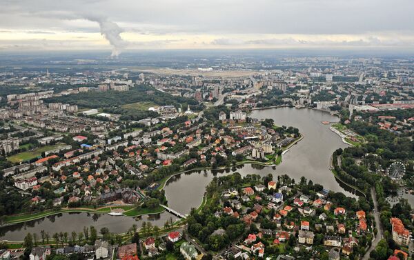 Vista aérea da cidade de Kaliningrado - Sputnik Brasil