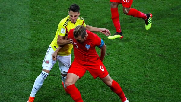 Seleção inglesa enfrenta Colômbia - Sputnik Brasil