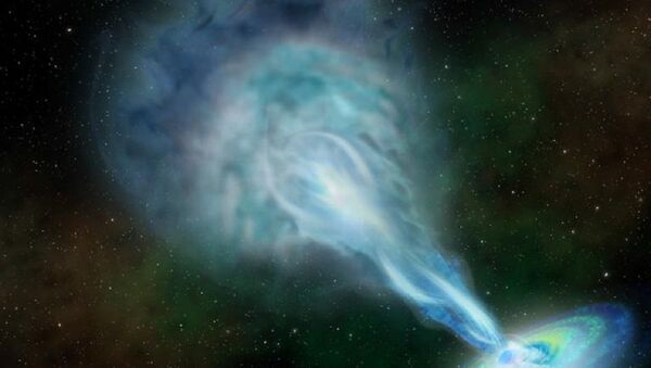 O PSO J352-15 - buraco negro (quasar) anormalmente brilhante - Sputnik Brasil
