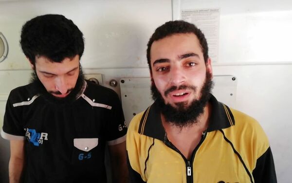 Militares sírios libertados em Daraa - Sputnik Brasil