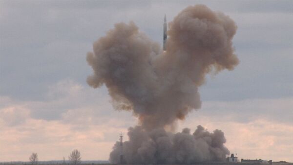 Teste com o míssil hipersônico russo Avangard  - Sputnik Brasil