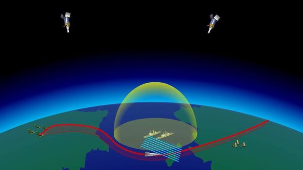 O novíssimo míssil russo Avangard, cuja produção em massa já foi iniciada, é apresentado voando no espaço - Sputnik Brasil