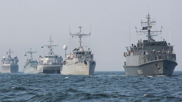Navios da Noruega, Bélgica, Holanda e Estônia em destacamento da OTAN no Báltico - Sputnik Brasil