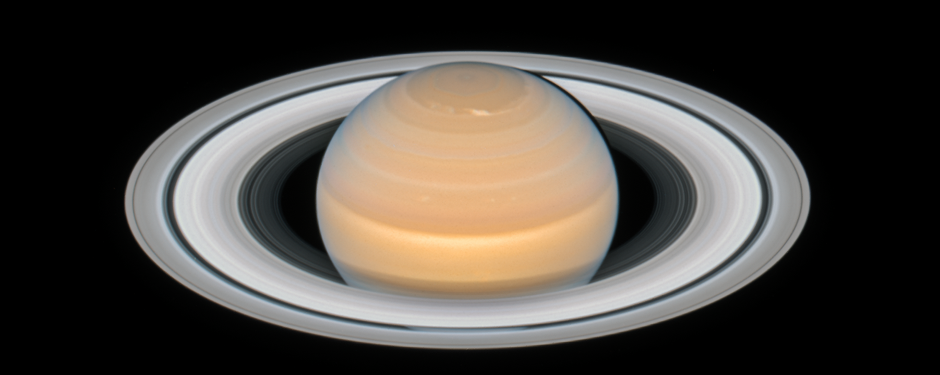 Imagem de Saturno tirada pelo telescópio espacial Hubble pertencente à NASA - Sputnik Brasil, 1920, 15.02.2023