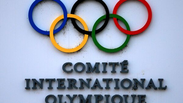 The sign of the International Olympic Committee (IOC) Headquarters in Lausanne - Sputnik Brasil