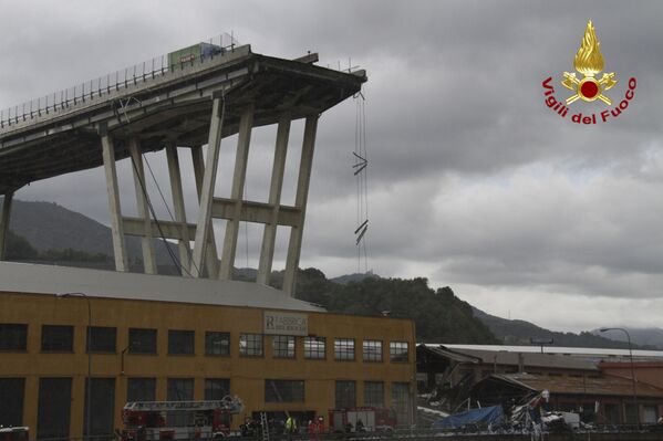Versão preliminar diz que a causa do colapso foram falhas de engenharia na ponte - Sputnik Brasil