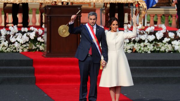 Presidente do Paraguai, Mario Abdo Benítez, toma posse em 15 de agosto de 2018 - Sputnik Brasil