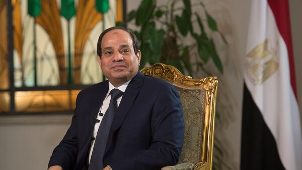 Abdel Fattah al-Sisi, presidente do Egito - Sputnik Brasil