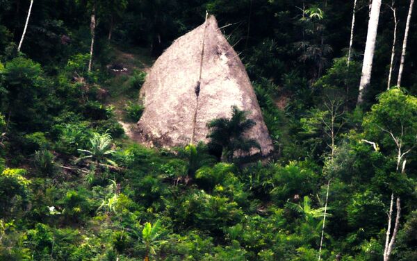Uma oca indígena é encontrada em expediçao da Funai - Sputnik Brasil