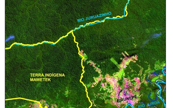 Mapa de terras indígenas - Sputnik Brasil