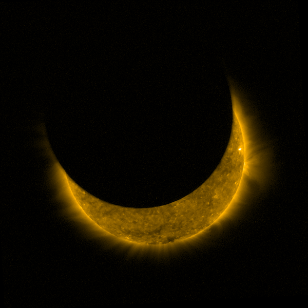Eclipse solar parcial, captado pelo telescópio Proba-2 - Sputnik Brasil