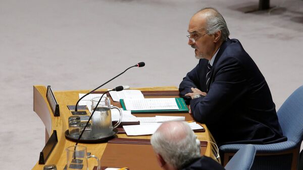 Embaixador da Síria na ONU Bashar al-Jaafari. - Sputnik Brasil