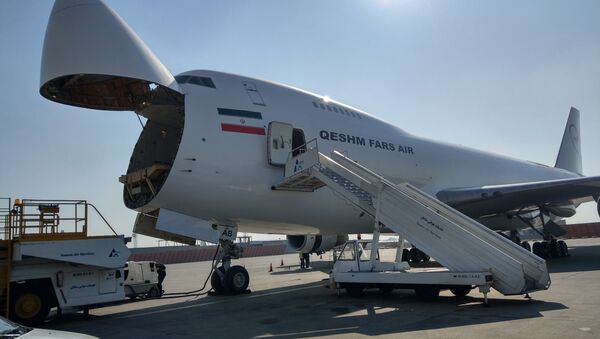 Avião da companhia aérea iraniana Qeshm Fars Air - Sputnik Brasil