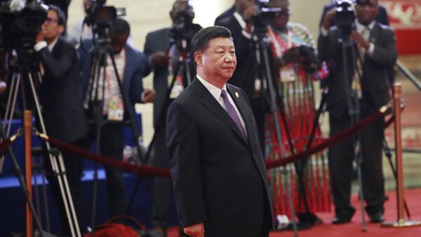 Presidente chinês, Xi Jinping, participa da 5ª edição do Fórum de Cooperação China-África (FOCAC), em 3 de setembro de 2018, em Pequim - Sputnik Brasil