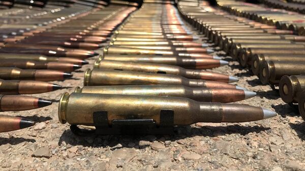 Armamentos abandonados por radicais na província de Daraa (foto de arquivo) - Sputnik Brasil