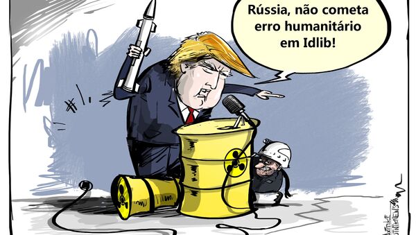 Trump dando instruções que ele mesmo viola - Sputnik Brasil