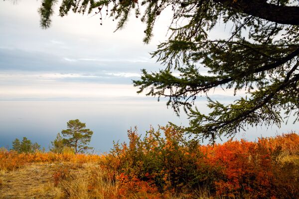 Vista da ilha de Olkhon localizada na Rússia, precisamente no lago Baikal, cosiderada a quarta maior ilha em lagos do mundo - Sputnik Brasil