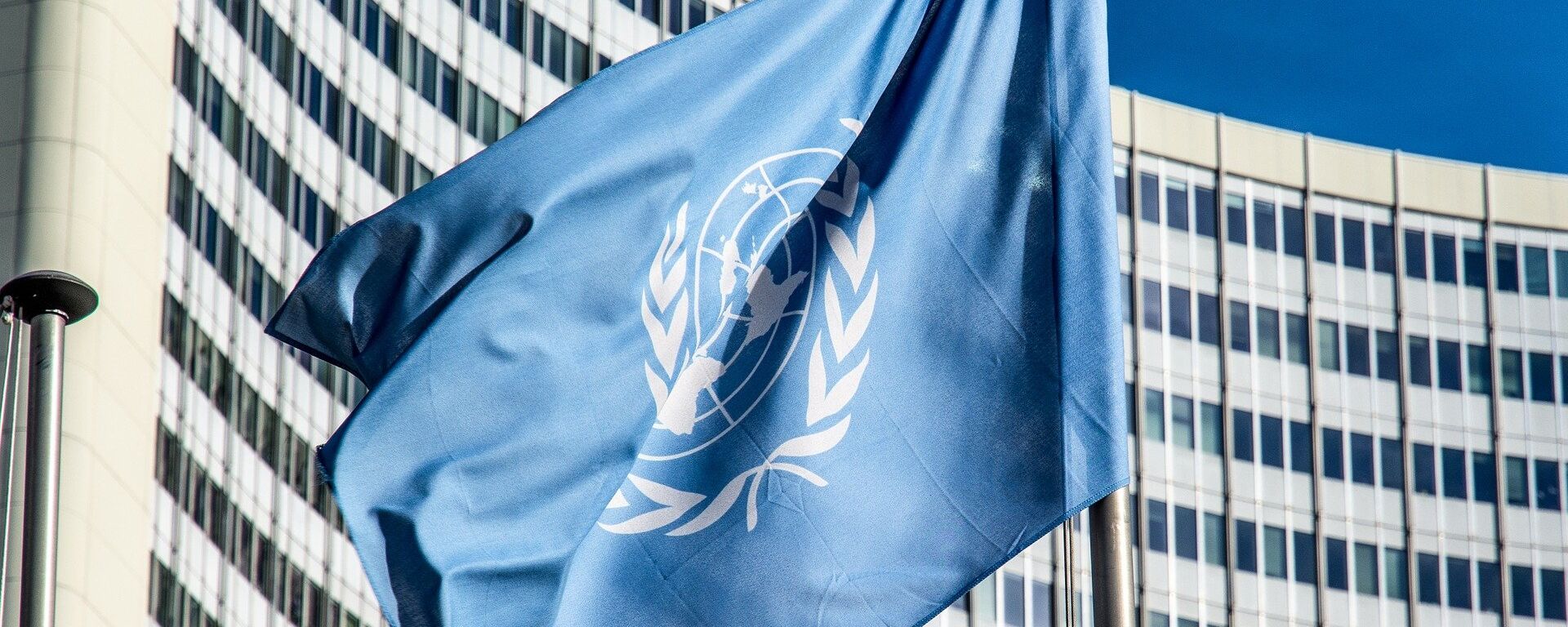 Bandeira da Organização das Nações Unidas (ONU) (foto de arquivo) - Sputnik Brasil, 1920, 29.11.2022