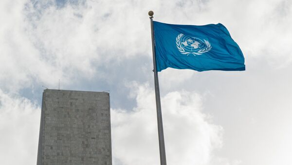 A bandeira da ONU - Sputnik Brasil