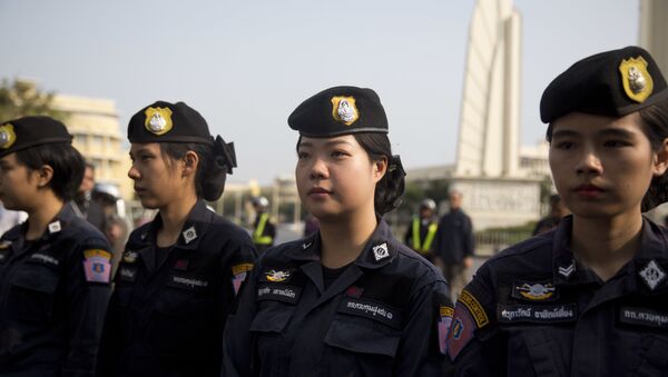 Mulheres da polícia de Tailândia em Bangkok (arquivo) - Sputnik Brasil