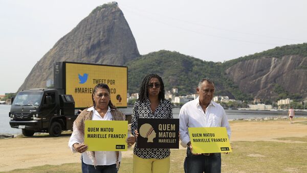 Anistia Internacional vai circular pelo Rio pela lembrança de seis meses desde o assassinato de Marielle Franco. ONG quer resposta pelo crime. - Sputnik Brasil