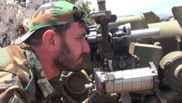 Artilharia síria avança em Latakia - Sputnik Brasil