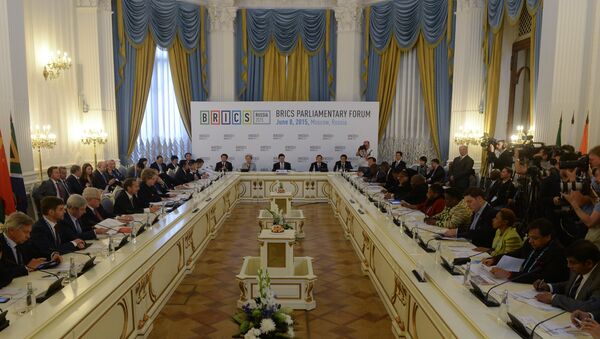 Encontro de parlamentares do BRICS em Moscou - Sputnik Brasil