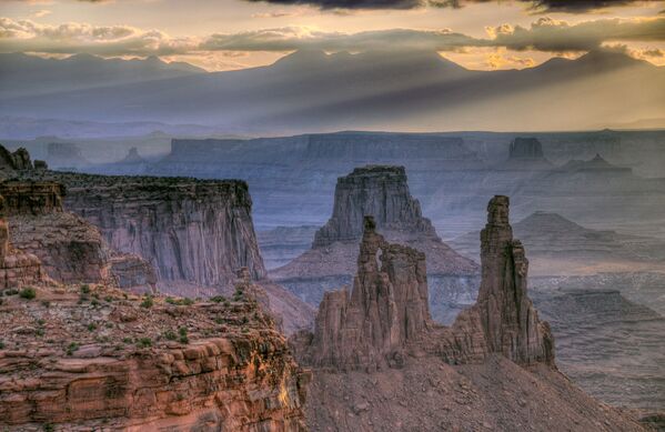 O chamado labirinto do Parque Nacional de Canyonlands é um verdadeiro desafio para visitantes com caminhos sem saída em meio de formações rochosas. - Sputnik Brasil