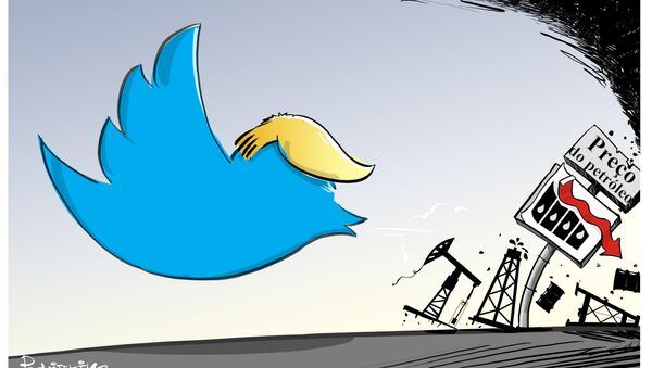 Mercado não consegue resistir aos tweets de Trump - Sputnik Brasil