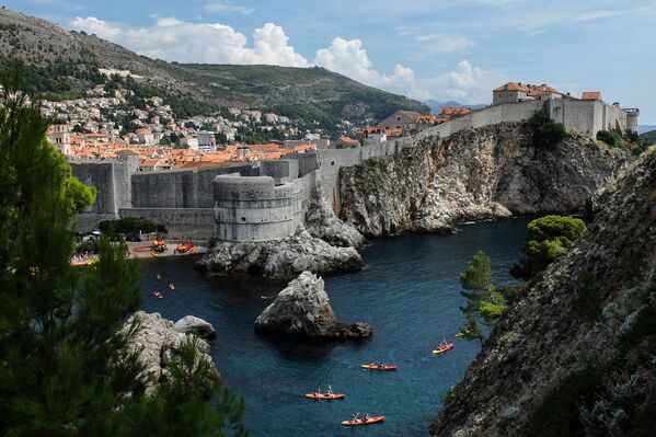 Fortaleza de João Batista na cidade croata de Dubrovnik - Sputnik Brasil