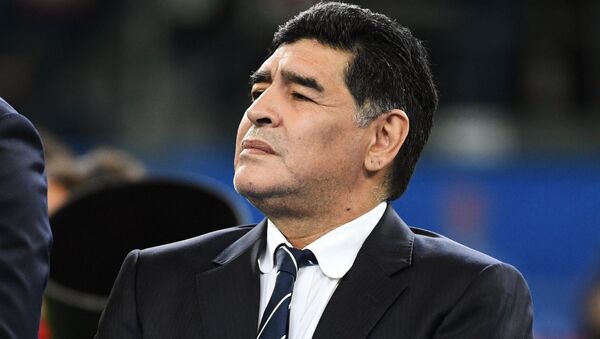 Diego Maradona (foto de arquivo) - Sputnik Brasil