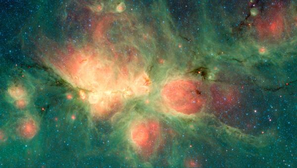 Imagem da Nebulosa Pata de Gato obtida pelo telescópio Spitzer da NASA - Sputnik Brasil