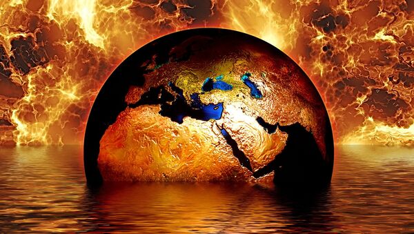 Terra em chamas (imagem referencial) - Sputnik Brasil