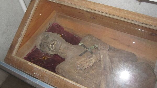 Múmia de Franz Xaver Sydler von Rosenegg - Sputnik Brasil