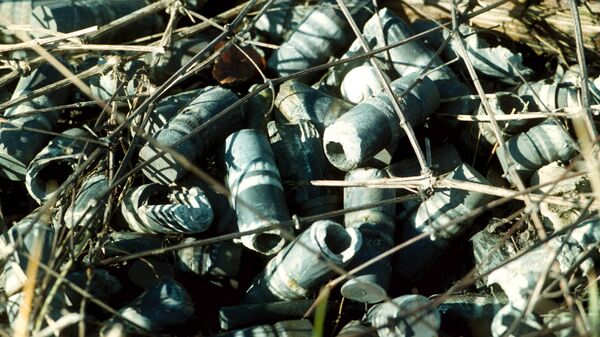 Munições com urânio empobrecido que foram usadas durante bombardeios da OTAN na Iugoslávia nos anos 1990, imagem referencial - Sputnik Brasil