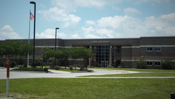 Escola Secundária Topsail localizada no estado da Carolina do Norte, EUA (foto de arquivo) - Sputnik Brasil