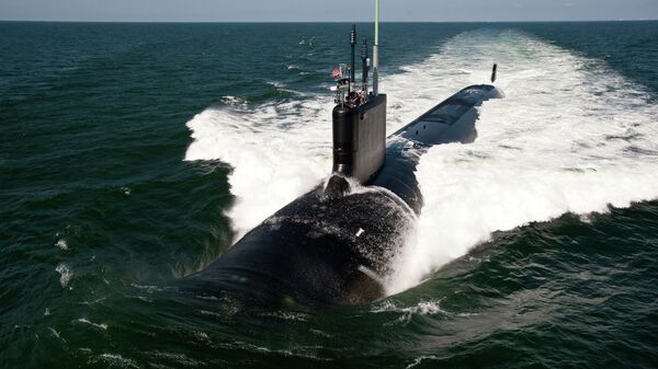 O submarino de ataque rápido da classe Virginia USS California - Sputnik Brasil
